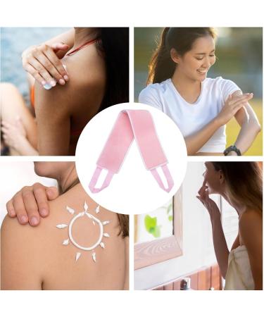 SHERCHPRY Applicateur de Bronzage Dorsal en Tissu Doux Rose Bande Applicatrice pour Lotion Autobronzante Cr me Solaire et Soin Corporel Accessoire Pratique pour Application Uniforme - Buy Online on GoSupps.com