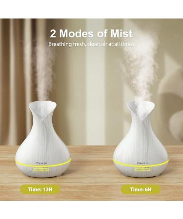 Maxcio Alexa Aroma Diffuser | 400ml Ultrasonic Essential Oil Diffuser | Smart Home Compatible with Alexa & Google Home | Remote Control Timer 7-LED Colors - Buy Online on GoSupps.com