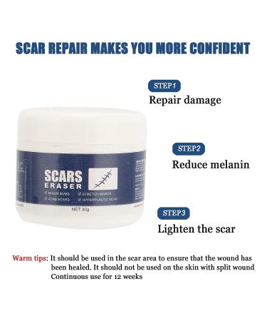 Scar Eraser Gel - Effective for Old & New Scars, Skin Repair & Removal Treatment - Buy Online on GoSupps.com