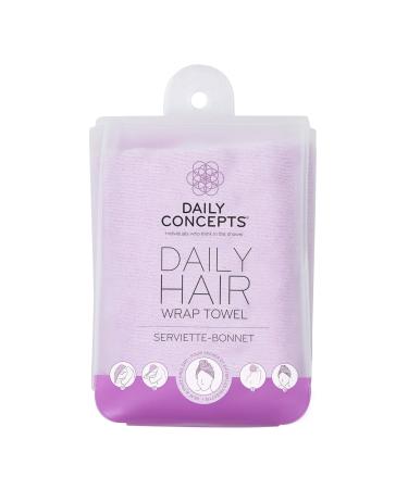 DAILY CONCEPTS Your Hair Towel Wrap - Premium Purple Hair Drying Towel for Fast Gentle Drying | Ship Worldwide - Buy Online on GoSupps.com
