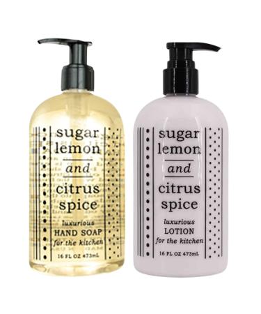 Greenwich Bay Trading Company Kitchen Collection: Sugar Lemon and Citrus Spice (Hand Soap & Lotion)