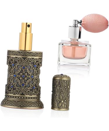 VINTORKY Perfume Bottle Retro Perfume Perfumes De Hombre Vintage Glass Bottle Makeup Mister Cosmetic Storage Container Mens Colgne Empty Travel Essential Oil Bottle Mini Composite Material - Buy Online on GoSupps.com