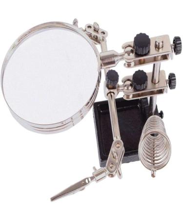 Professional Hands Magnifier Soldering Station Stand with Auxiliary Clamp and Clips Full of Stars