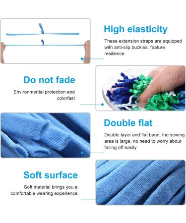 240Pc Mask Elastic Ear Loops Adjustment Buckle - DIY Making Accessories (Multicolor) - Buy Online on GoSupps.com
