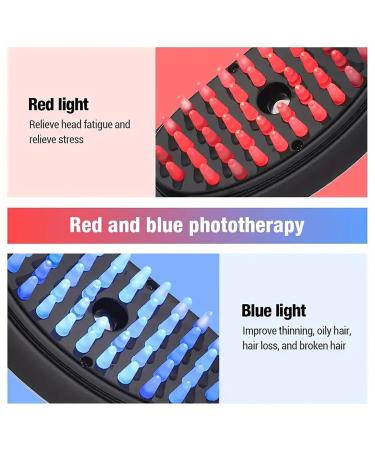 Electric Scalp Massage Brush | Drizzle Spray Massage Comb | Innovative Hair Recovery Hair Brush for Comfortable Scalp Care - Buy Online on GoSupps.com