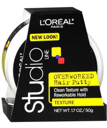 L'Oreal Paris Studio Line Overworked Hair Putty, 1.7 oz