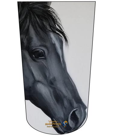 Amputee Sock BTKA "Horse Headshot V3" 3ply Stump Sock Small-Large