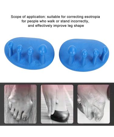 Toe Spreader for Hammer Toe & Bunion Pain Relief - Therapeutic Silicone Separator (Blue) | Comfort & Spa Stretch - Buy Online on GoSupps.com