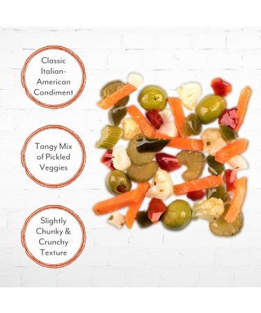 Roland Foods Chicago Style Mild Giardiniera Italian Pepper Relish 56oz Pouch - Made in USA - Buy Online on GoSupps.com