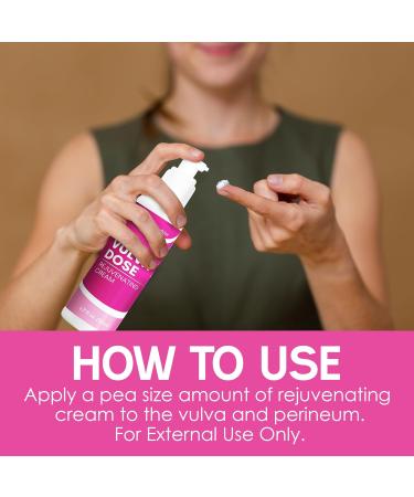 Mothers Dose Vaginal Moisturizer - DHEA Cream for Vulva Dryness & Discomfort with Hyaluronic Acid | 90 Day Supply | Women's Health | Made in USA - Buy Online on GoSupps.com