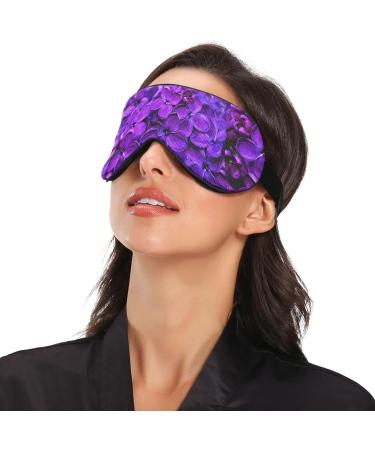 Haskirky Light Blocking Eye Mask for Adults - Adjustable & Comfortable for Travel, Yoga, Meditation - Spring Lilac Purple - Buy Online on GoSupps.com