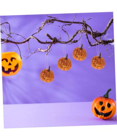 WOFASHPURET 10pcs Foam Pumpkin Fall Pumpkin Decor Thanksgiving House Decoration Lifelike Pumpkin Pumkin Decorating Glitter Pumpkins Faux Pumpkin Craft Mini Ornament Little Pumpkin Fake Pumpkin Orange 5.5CM - Buy Online on GoSupps.com
