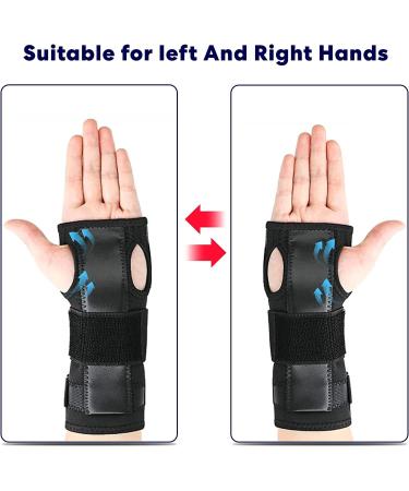 Wrist Electric Heating Pad for Carpal Tunnel Relief | Adjustable Wrist Support Brace with Splints | Heated Wrap for Injuries, Arthritis, Wrist Pain, Sprain - Large - Buy Online on GoSupps.com