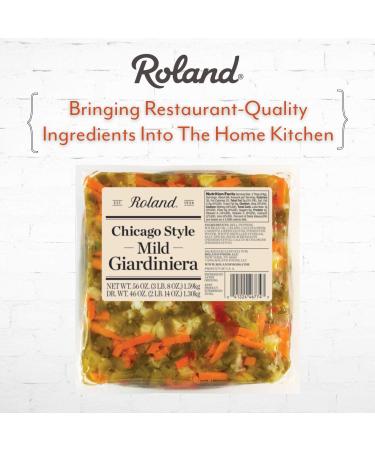 Roland Foods Chicago Style Mild Giardiniera Italian Pepper Relish 56oz Pouch - Made in USA - Buy Online on GoSupps.com