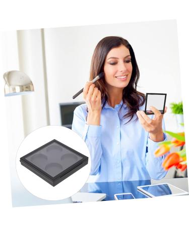FRCOLOR 10 Pcs Eye Shadow Blank as Blush Box - Travel-Friendly Cosmetic Organizer (10x9cm) - Black - Buy Online on GoSupps.com