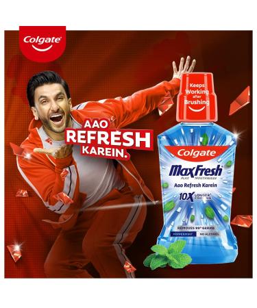 Colgate Plax Peppermint Fresh Mouthwash 250ml - Oral Care Essential - Buy Online on GoSupps.com
