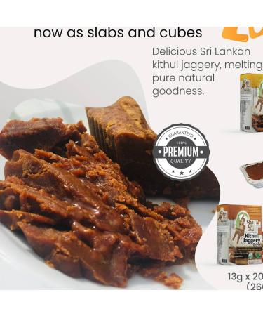 Bakers Street | Rala Kitul jaggery 500 grams slab | Natural flavor | Contains no added sugar colors and preservatives | Made with Natural Kitul Honey | A product of Sri Lanka - Buy Online on GoSupps.com