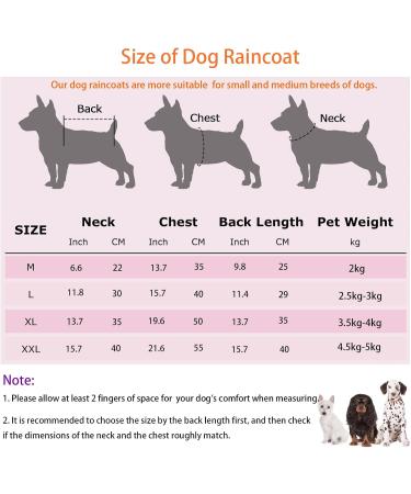 Dog Waterproof Raincoats Adjustable Drawstring Outdoor Puppy Raincoat Poncho Pet Hooded Waterproof Reflective Rain Coat for Small Medium Dogs (Yellow L) Large Yellow - Buy Online on GoSupps.com