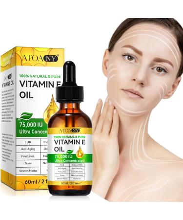 WANFAER Pure Vitamin E Skin Oil Natural Organic Vitamin E Oil for Body Scars and Cuticles Hair and Face Cold Pressed Cruelty-Free Skin Repair - Buy Online on GoSupps.com