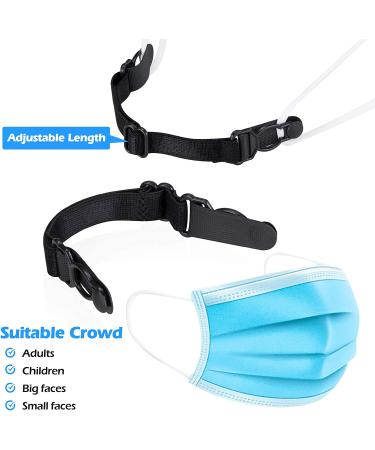 12PCS Mask Extender Strap Ear Savers - Adjustable Mask Extension Hook for Comfortable Fit - Ear Protectors and Straps for Back of Head - 12 Count - Buy Online on GoSupps.com
