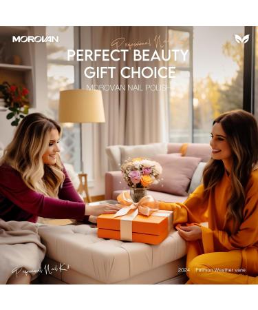 Morovan Macaron Nail Polish Set - Air Dry Fingernail Kit with Base & Top Coat | Glossy Regular & Toenail Polish | Perfect Gift for Women - Summer Colors - Buy Online on GoSupps.com