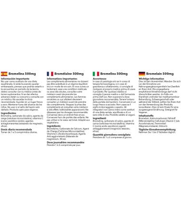 Bromelain 500mg | 120 Tablets | Vegan Friendly |SimplySupplements - Buy Online on GoSupps.com