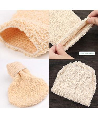 Betterjonny Bamboo Fiber Peeling Gloves - 2 Pack Exfoliating Shower Gloves for Body Scrubbing & Cleaning - Buy Online on GoSupps.com
