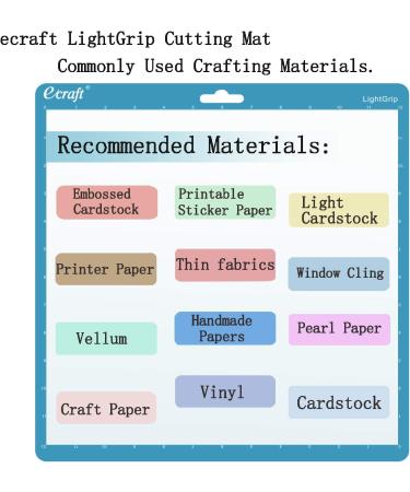 Ecraft 12X12inch Cutting Mat Set for Silhouette Cameo 3/2/1 - 5 Pack, Perfect for Crafts, Sewing, and Arts - StrongGrip, StandardGrip, LightGrip Replacement Mats - Buy Online on GoSupps.com