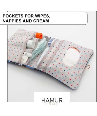 Buy HAMUR Home Warling Pack Organizer & Cosmection Pack 2-in-1 - Small Diaper Bag for Moms - Fox Design | International Shipping - Buy Online on GoSupps.com