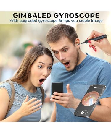Ear Wax Removal Kit with 1296P Camera & WiFi | LED Ear Cleaner for iOS/Android - Soft Silicone Ear Scoop for Effective Ear Cleaning - Buy Online on GoSupps.com