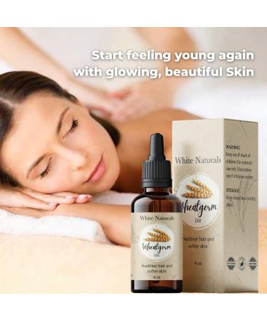 Organic Cold-Pressed Wheat Germ Oil | 100% Pure & Unrefined Carrier Oil | Vitamin E-Rich Formula for Skin, Hair, Nails & Stretch Marks Relief - Buy Online on GoSupps.com