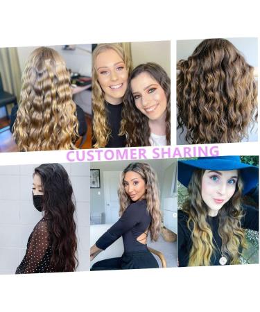 3 Barrel Curling Iron 25mm Crimper with Adjustable Temperature | Fast Heating Ceramic Tourmaline Curling Wand | Includes Heat Resistant Glove - Black - Buy Online on GoSupps.com