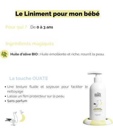 LE LINIMENT FOR BABY with ORGANIC olive oil - 300 ml - Buy Online on GoSupps.com