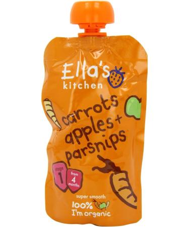 Ella's Kitchen Organic Carrot Apple & Parsnip Pouches - 5 Pack - Buy Online on GoSupps.com