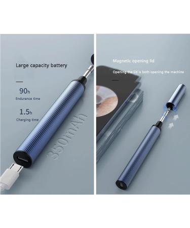 Earwax Remover Magnetic Open Lid Earwax Camera Wireless Otoscope Earwax Removal Tool 3 Million HD WiFi 3.0mm Visual Ear Endoscope with 6 Led Cold Light Lamps Suitable for Adults Children and Pets Blue - Buy Online on GoSupps.com