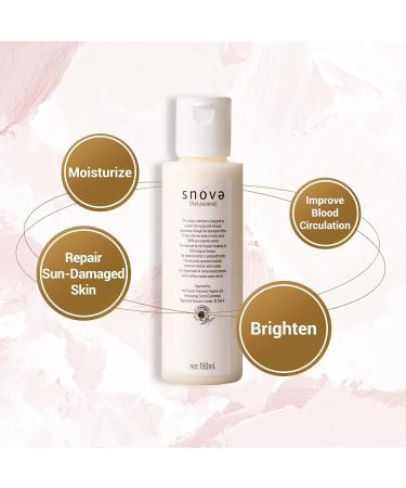 SNOVA Anti-Aging Moisturizer - Hydrating Face Cream with Placenta & Calendula Extract for Fine Lines Wrinkles | Made in Japan | 5 Fl Oz - Buy Online on GoSupps.com
