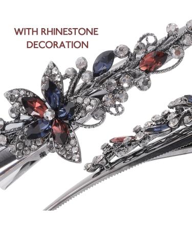 Beaupretty Hair Clips Hair Accessories Hair Clip for Thin Hair Women Hairpin Hair Barrettes Rhinestone Hair Clip Girls Hairpin Rhinestone Hairpin Metal Miss Big Hairpin Large - Buy Online on GoSupps.com