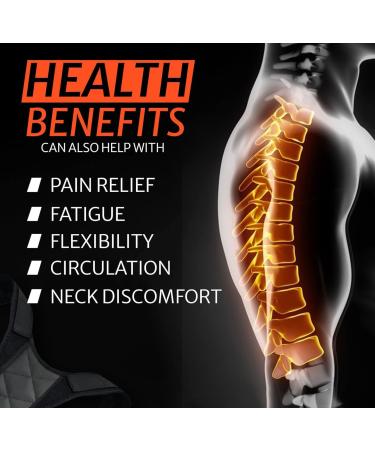 5-Star Posture Corrector Back Brace for Men & Women | Adjustable Upper & Mid Spine Support | Neck Shoulder Clavicle Pain Relief - Breathable One Size - Buy Online on GoSupps.com