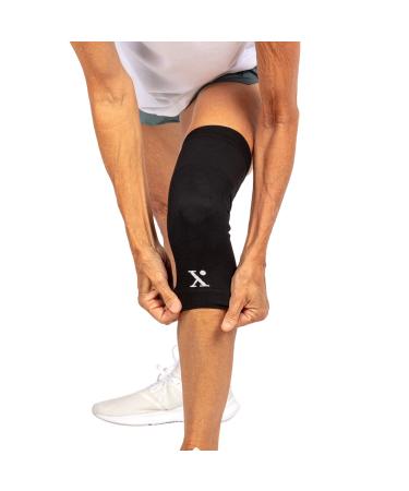 Pain Relieving Knee Compression Sleeve for Men & Women | Knee Brace for Knee Pain | All Day Relief Against Arthritis Tendonitis and Joint Pain by NUFABRX