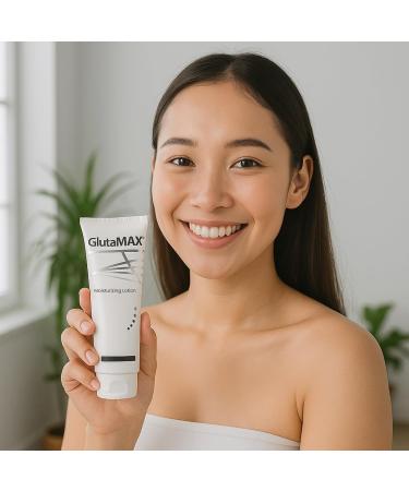 GlutaMAX Revitalizing Lotion with Glutathione Smooth Texture Hydrating Body Moisturizer for Even Tone Daily Face and Hand Care - 90ml - Buy Online on GoSupps.com