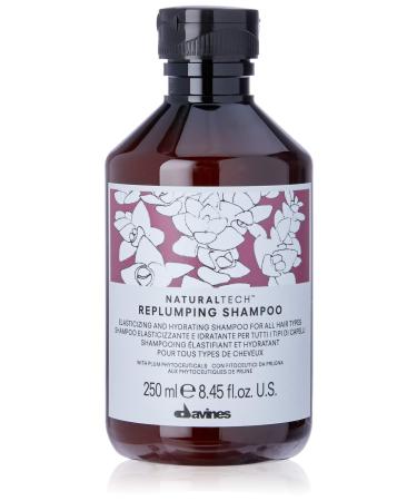 Davines Naturaltech REPLUMPING Shampoo  Gentle Cleasning To Add Hydration  Elasticity And Protection  Add Fullness  8.45 fl. oz. - Buy Online on GoSupps.com