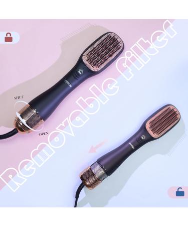 Buy Hair Dryer Brush & Hot Air Brush - Ionic Hair Straightener with Ceramic Coating for Effortless Styling - Buy Online on GoSupps.com