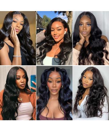 20 Brazilian Body Wave Lace Front Wig | Human Hair | Pre Plucked Hairline | 150% Density | Natural Color | 13x4 Lace Frontal | 20 Inch - Buy Online on GoSupps.com