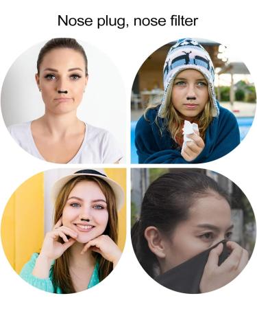 EXCEART 50Pcs Disposable Invisible Nose Filters - Breathable Nasal Dilators for Allergy Relief and Sunless Tanning - Buy Online on GoSupps.com