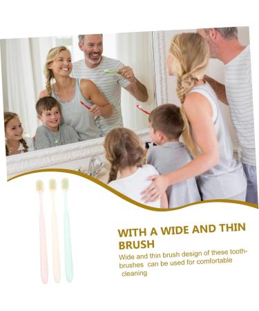 Healvian 12th Tooth Cleaning Toothbrush - Soft & Comfortable Manual Toothbrush 1 Pack with 4 Pieces for Home & Travel - Buy Online on GoSupps.com