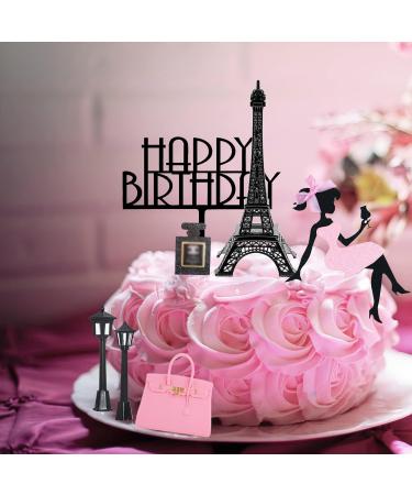 Plorbach 12pcs eiffel tower cake topper Paris Cake Topper - Buy Online on GoSupps.com