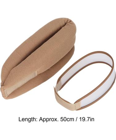 Neck Protection Support - Customized Curve Comfort for Spine Pain Relief | Ideal for Work Studies & Driving - Brown - Buy Online on GoSupps.com