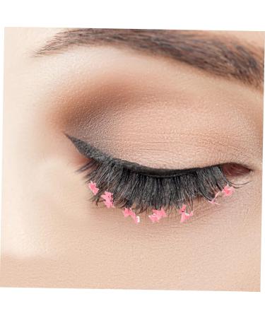 Ipetboom 4 Pairs Sequin False Eyelashes Cosmetic Lashes Faux Eyelashes Long Reusable Lashes Long Thick Eyelashes Exaggerated Eyelashes Fluffy Pink Chemical Fiber Extend Make up 3d - Buy Online on GoSupps.com