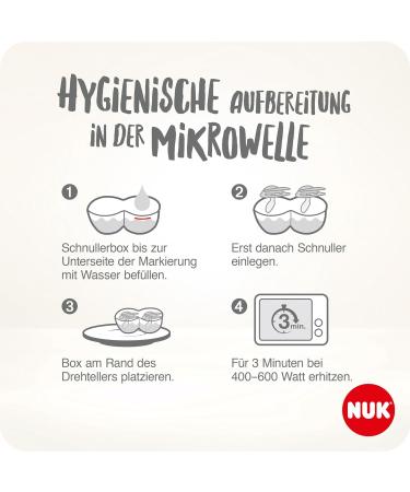 Nuk Mommyfeel Schnuller - BPA-Free Silicone Pacifiers for Breastfeeding | 0-9 Months | 2 Pieces in Gray & Beige - Buy Online on GoSupps.com