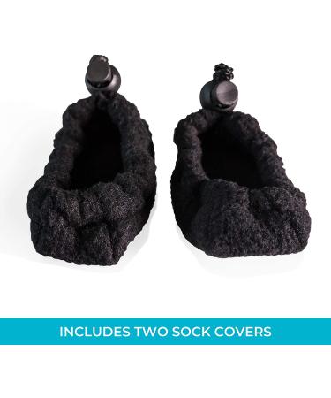 Stander Ski Glide Sock Covers for EZ Fold-N-Go and Able Life Space Saver Walker - Black (Set of 2) - Buy Online on GoSupps.com